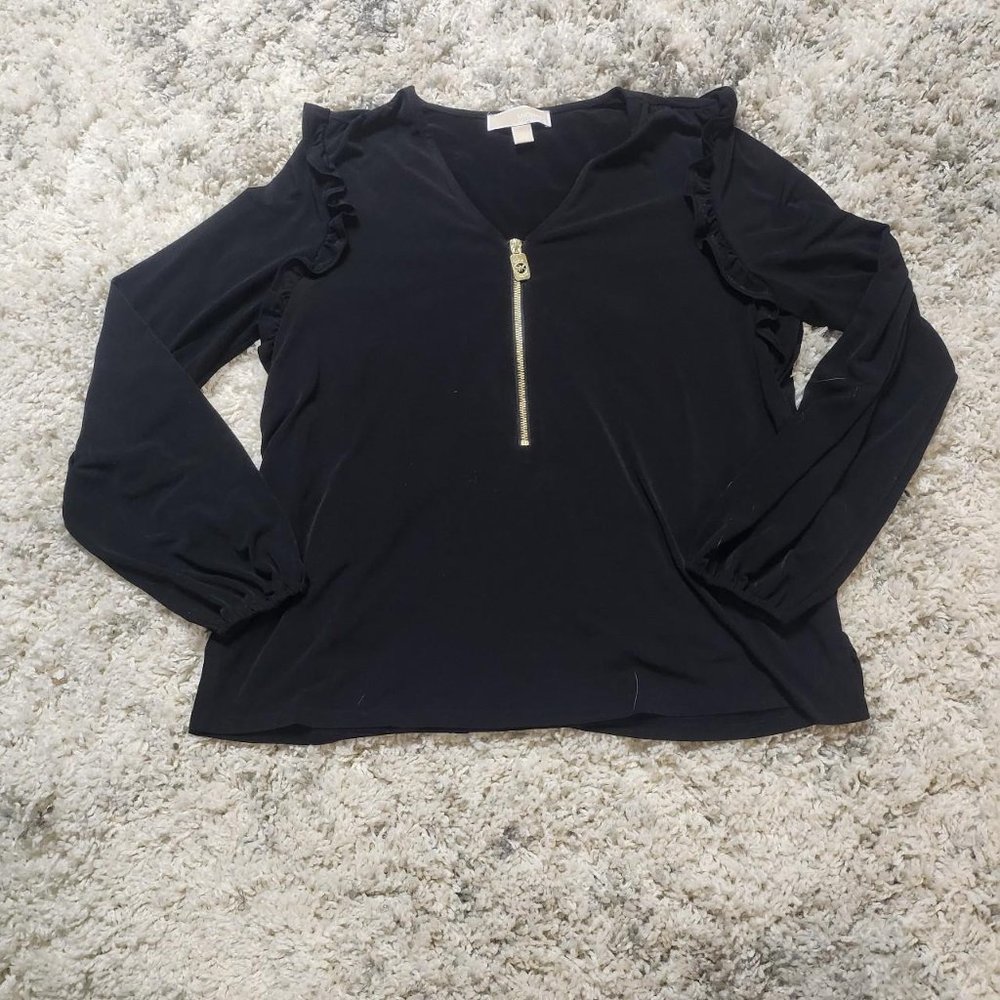 stretchy longsleeve top by michael kors size large!